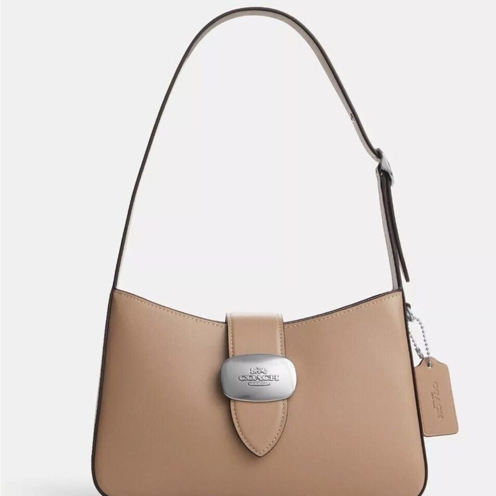 Coach Eliza Shoulder Bag/Purse in Taupe